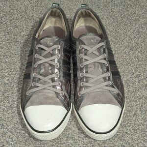 Vintage Adidas *RARE* Metallic & Green Sleek Series Nizza Low Originals